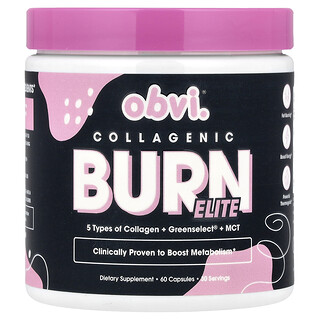 Obvi, Collagenic Burn Elite, 60 κάψουλες