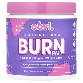 Obvi, Collagenic Burn PM, 90 κάψουλες