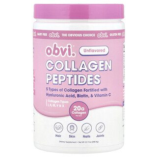 Obvi, Péptidos de colágeno, Sin sabor, 288,4 g (10,17 oz)