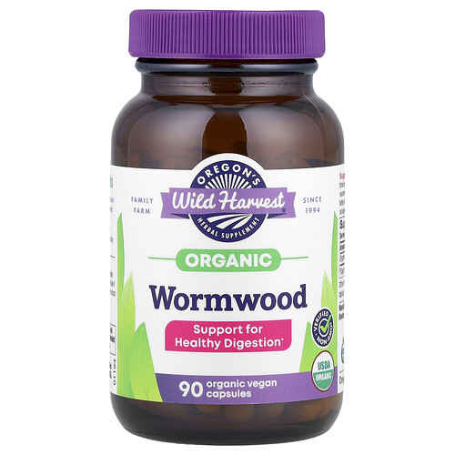 Oregon's Wild Harvest, Bio-Wermut, 90 vegane Bio-Kapseln (260 mg pro Kapsel)