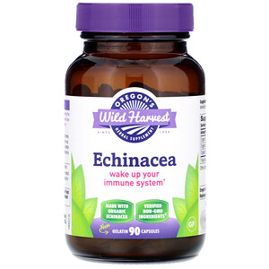 Отзывы о Орегонс Вайлд Харвест, Echinacea, 90 Gelatin Capsules