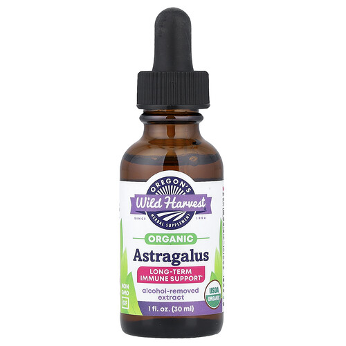 Oregon's Wild Harvest, Organic Astragalus, Tragant, 30 ml (1 fl. oz.)