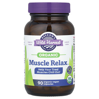Oregon's Wild Harvest, Organic Muscle Relax™, 90 veganských kapslí