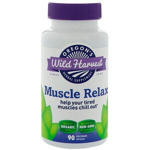 Oregon's Wild Harvest, Muscle Relax, 90 Vegetarian Capsules