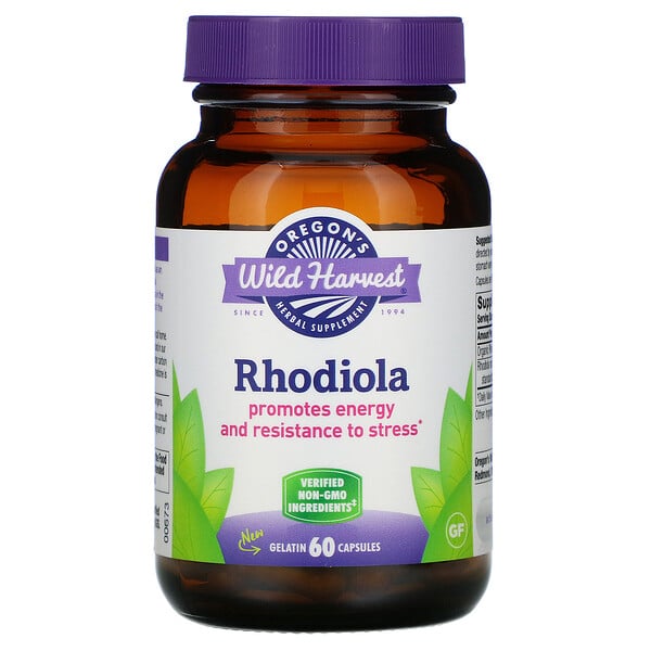 Rhodiola, 60 Gelatin Capsules