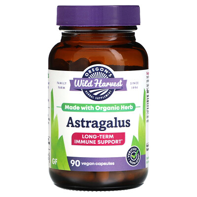 

Oregon's Wild Harvest, Astragalus, 90 Vegan Capsules