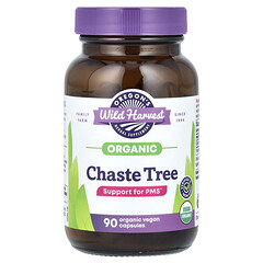 Organic Chaste Tree, 90 веганських капсул (440 мг в 1 капсулі)