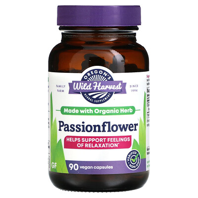 

Oregon's Wild Harvest, Passionflower, 90 Vegan Capsules