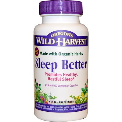 

Sleep Better, 90 Non-GMO Vegetarian Capsules