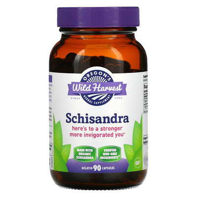 

Oregon's Wild Harvest Schisandra 90 Gelatin Capsules