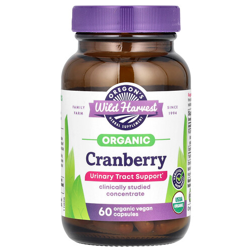 Oregon's Wild Harvest, Organic Cranberry, Bio-Cranberry, 60 vegane Bio-Kapseln