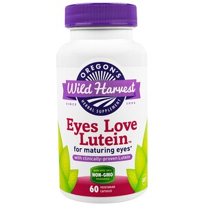 Отзывы о Орегонс Вайлд Харвест, Eyes Love Lutein, 60 Veggie Caps