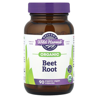 Oregon's Wild Harvest, Organic Beetroot, 90 Organic Vegan Capsules (420 per Capsule)