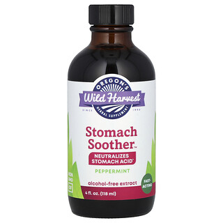 Oregon's Wild Harvest, Stomach Soother™, Χωρίς αλκοόλ, Μέντα, 118 ml