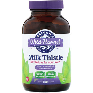 Отзывы о Орегонс Вайлд Харвест, Milk Thistle, 180 Capsules