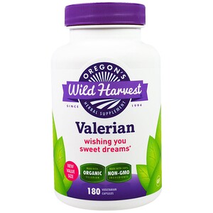Отзывы о Орегонс Вайлд Харвест, Valerian, Non-GMO, 180 Vegetarian Capsules