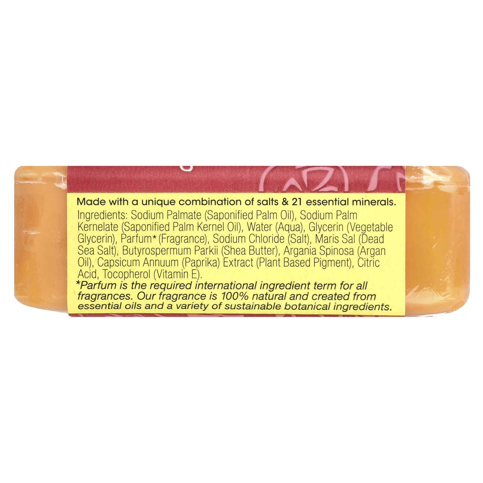 Dead Sea Mineral Soap Bar, Grapefruit Guava, 7 oz (200 g) - Picture 2 of 3