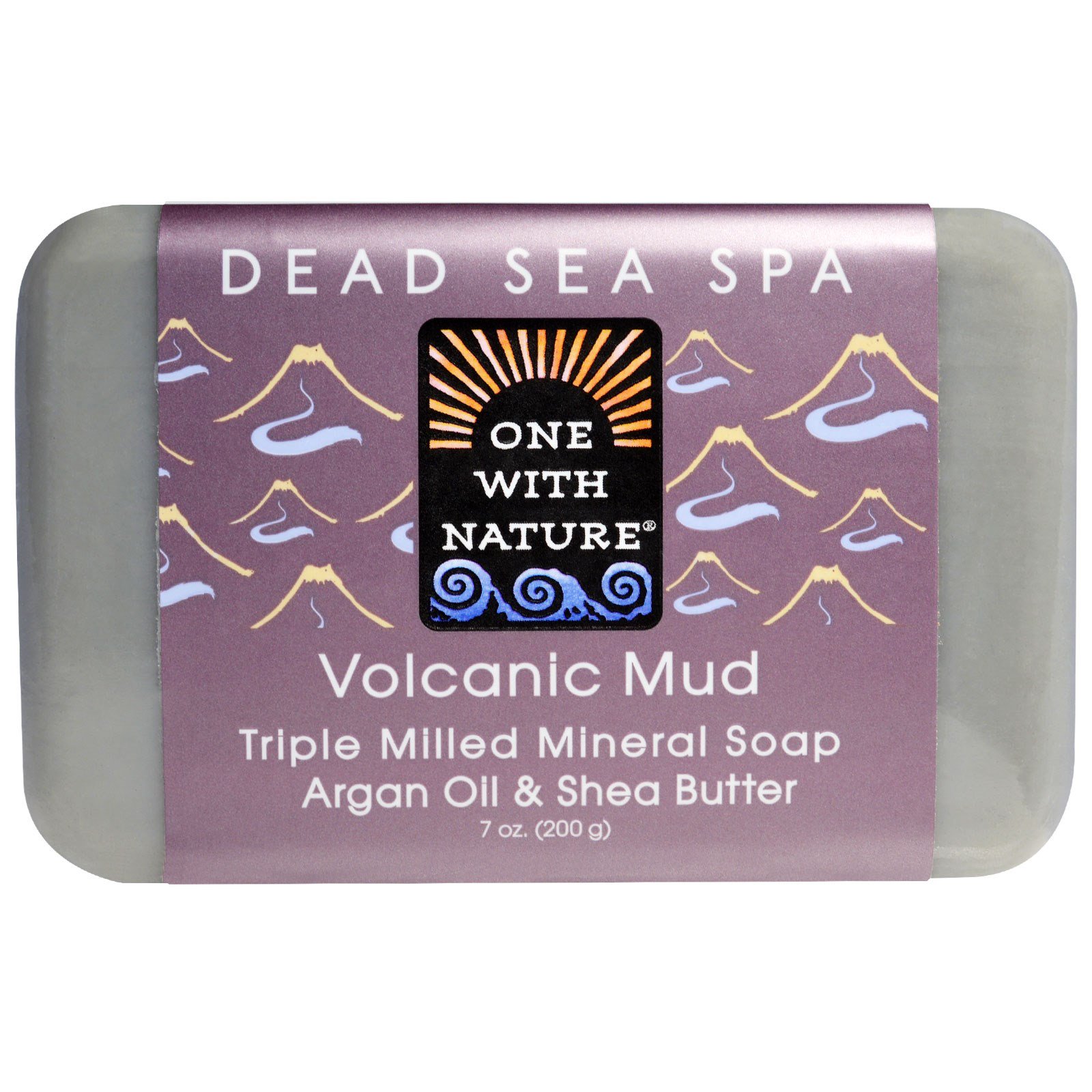Triple Milled Mineral Soap, Volcanic Mud, 7 oz (200 g)