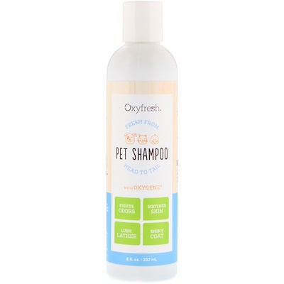 Oxyfresh Pet Shampoo, Bath Time Just Got Better or Fresh From Head to Tail, 8 fl oz (237 ml)
