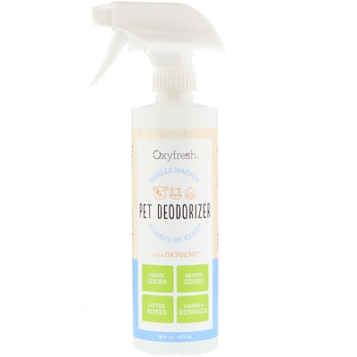 Oxyfresh Pet Deodorizer, Smells Happen Always Be Ready, 16 fl oz (473 ml)