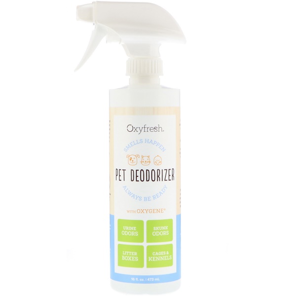 Oxyfresh, Pet Deodorizer, Smells Happen Always Be Ready, 16 fl oz (473