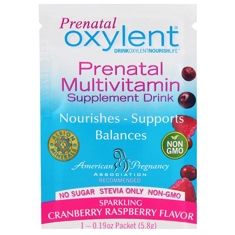 Vitalah, Oxylent, Prenatal Multivitamin Supplement Drink, Sparkling