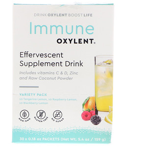 Отзывы о Виталах, Immune, Effervescent Supplement Drink, Variety Pack, 30 Packet 0.18 oz (5.3) Each