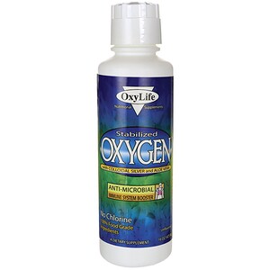 ОксиЛайф, Stabilized Oxygen, With Colloidal Silver and Aloe Vera, 16 oz (473 ml) отзывы