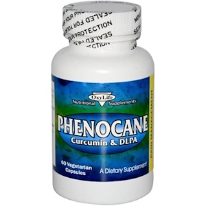 Купить OxyLife, Phenocane, куркумин и DL фенилаланин, 60 растительных капсул  на IHerb