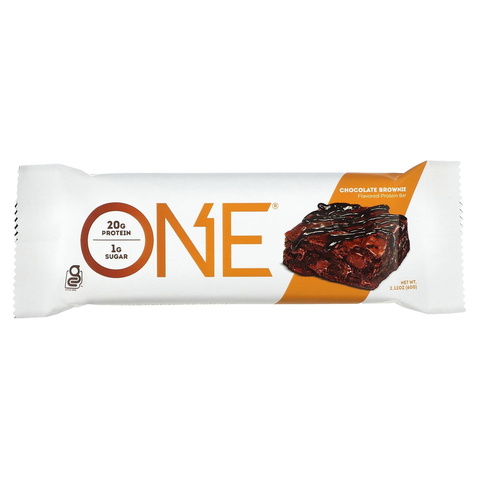 One Brands, ONE Bar, Chocolate Brownie, 12 Bars, 2.12 oz (60 g) Each