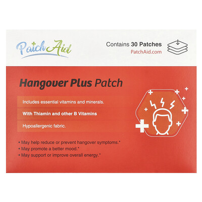 PatchAid Hangover Plus Patch 30 Patches