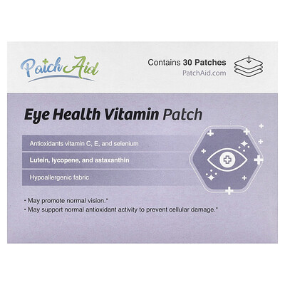 Product Image for PatchAid, Eye Health Vitamin Patch, 30 Patches