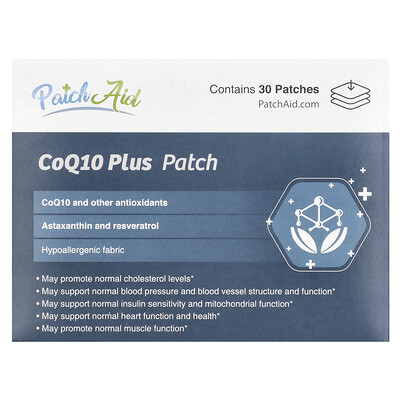 Product Image for PatchAid, CoQ10 Plus Patch , 30 Patches