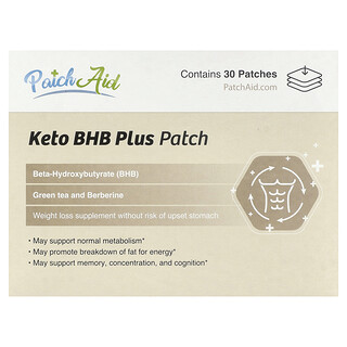 PatchAid, Parche Keto BHB Plus, 30 parches