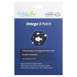 PatchAid, Omega 3 Patch, 30 Patches