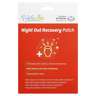 PatchAid, Night Out Recovery Patch, 30 patches