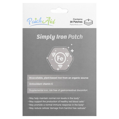 PatchAid, Simply Iron Patch, Parche de hierro, 30 parches