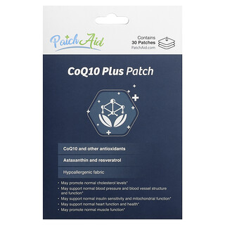 PatchAid, CoQ10 plus en parches, 30 parches