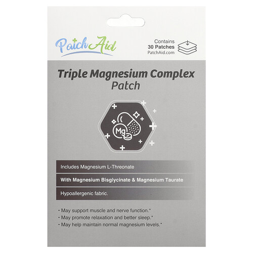 Patchaid Triple Magnesium Complex Patch, 30 Patches