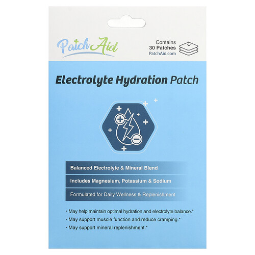 Patchaid Electrolyte Hydration Patch, 30 Patches
