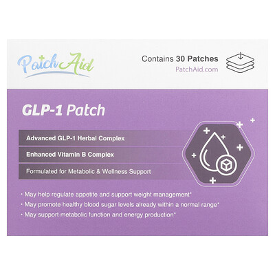 PatchAid, Parche de GLP-1, 30 parches