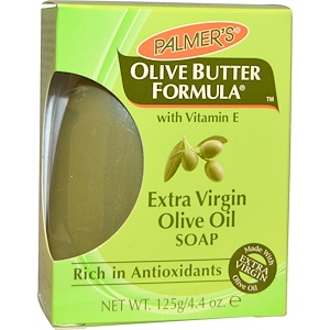 Palmer's, Olive Butter Formula with Vitamin E, Extra Virgin Olive Oil Soap, 4.4 oz (125 g)