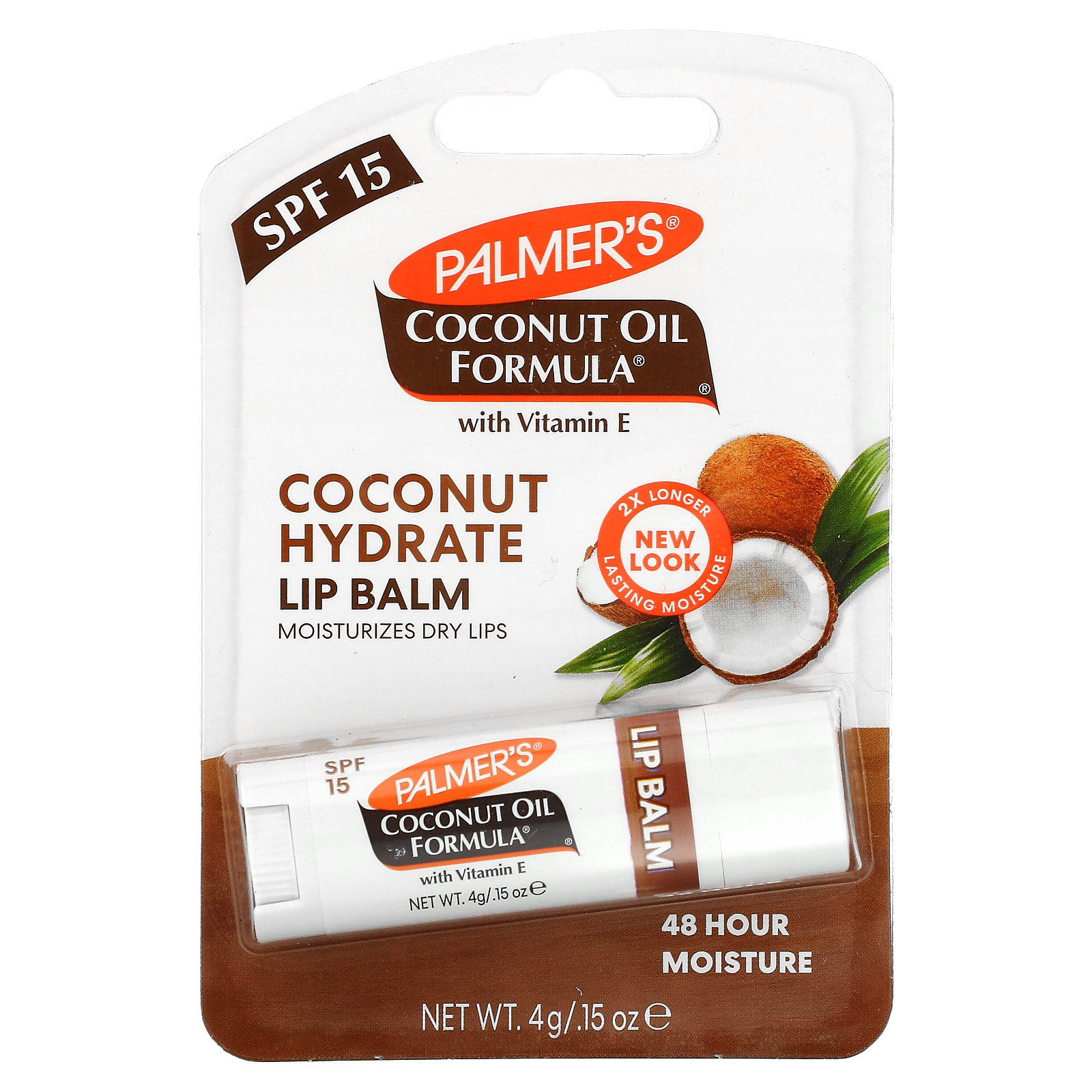 Palmers, Coconut Oil Formula with Vitamin E, Coconut Hydrate Lip Balm ...