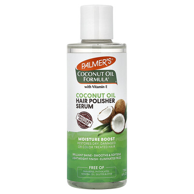 Palmer's, Coconut Oil Formula®, Boost de humectación, Sérum para pulir el cabello, 178 ml (6 oz. líq.)