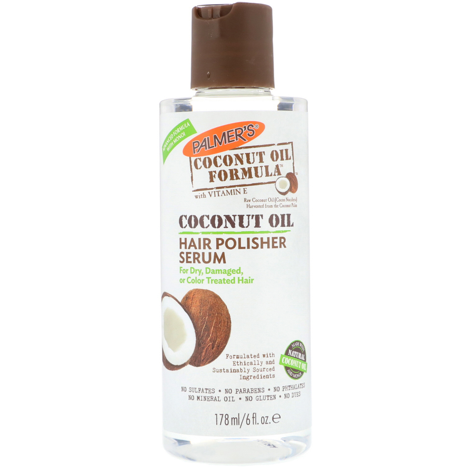 Palmer's, Coconut Oil Formula, Hair Polisher Serum, 6 fl ...