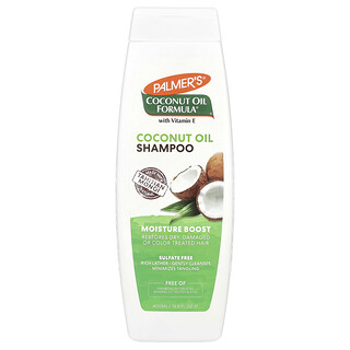 Palmer's‏, Coconut Oil Formula®‎ עם ויטמין E, שמפו להגברת הלחות, לשיער יבש, פגום או צבוע, 400 מ"ל (13.5 אונקיות נוזל)
