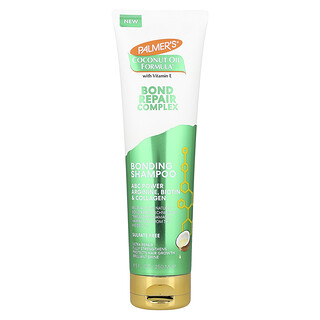 Palmer's, Coconut Oil Formula® con vitamina E, Complejo reparador de enlaces, Champú para reforzar los lazos de unión, 250 ml (8,5 oz)