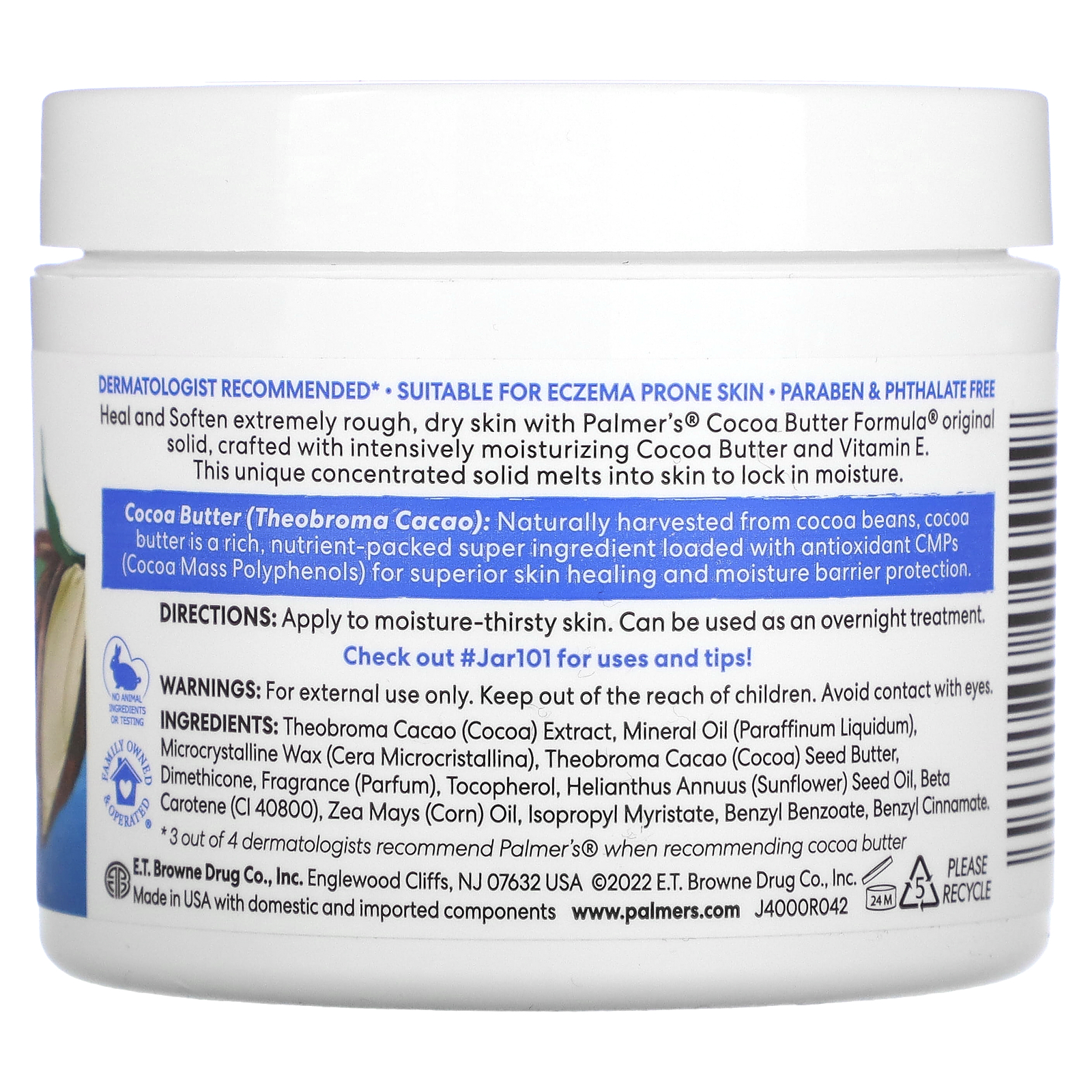 Palmers, Cocoa Butter Formula with Vitamin E, 3.5 oz (100 g)