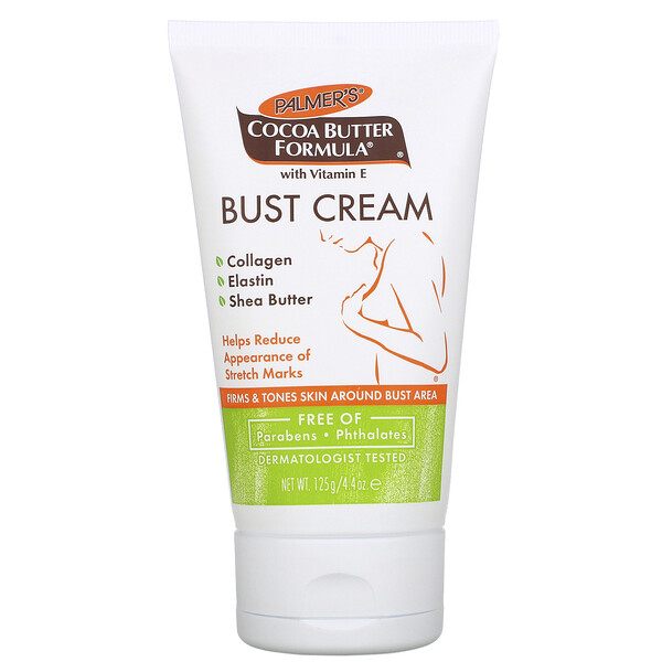 Cocoa Butter Formula with Vitamin E, Bust Cream, 4.4 oz (125 g)