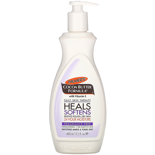 Palmer's, Cocoa Butter Formula, Π»ΠΎΡΡΠΎΠ½ Ρ ΠΌΠ°ΡΠ»ΠΎΠΌ ΠΊΠ°ΠΊΠ°ΠΎ ΠΈ Π²ΠΈΡΠ°ΠΌΠΈΠ½ΠΎΠΌΒ Π, Π΅ΠΆΠ΅Π΄Π½Π΅Π²Π½ΠΎΠ΅ ΡΡΠ΅Π΄ΡΡΠ²ΠΎ Π΄Π»Ρ ΠΊΠΎΠΆΠΈ, Π±Π΅Π· ΠΎΡΠ΄ΡΡΠΊΠΈ, 400Β ΠΌΠ» (13,5Β ΠΆΠΈΠ΄ΠΊ.Β ΡΠ½ΡΠΈΠΈ)